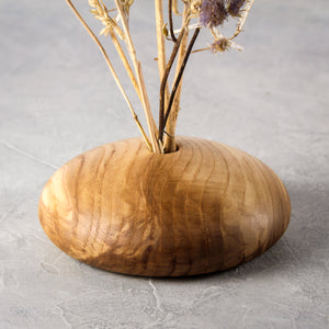 Olive Ash Heartwood Ikebana Bud Vase