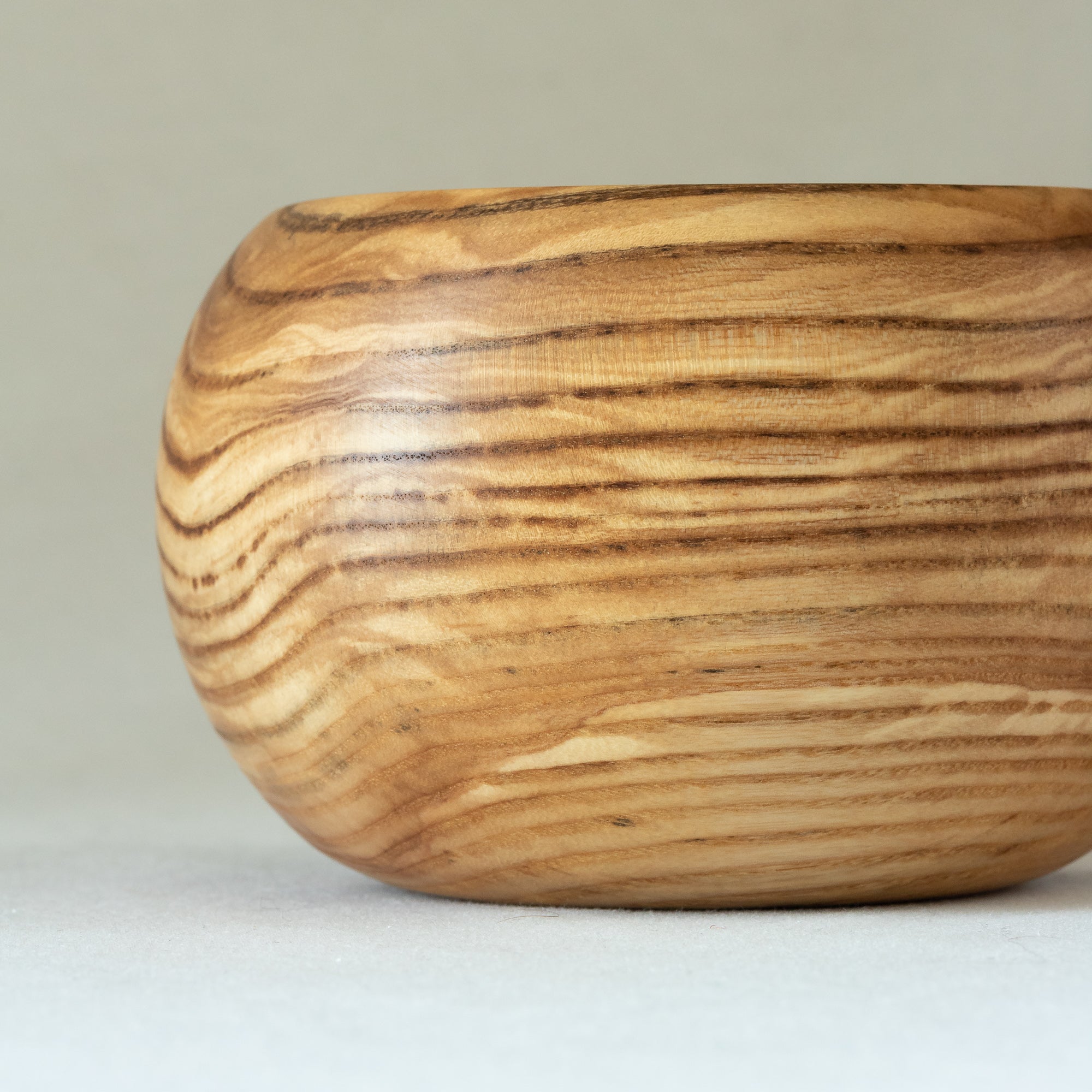 Closed-Form Olive Ash Bowl/Vase