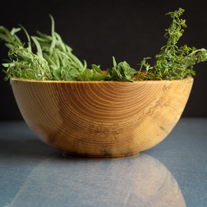 Small Olive Ash Fruit Bowl