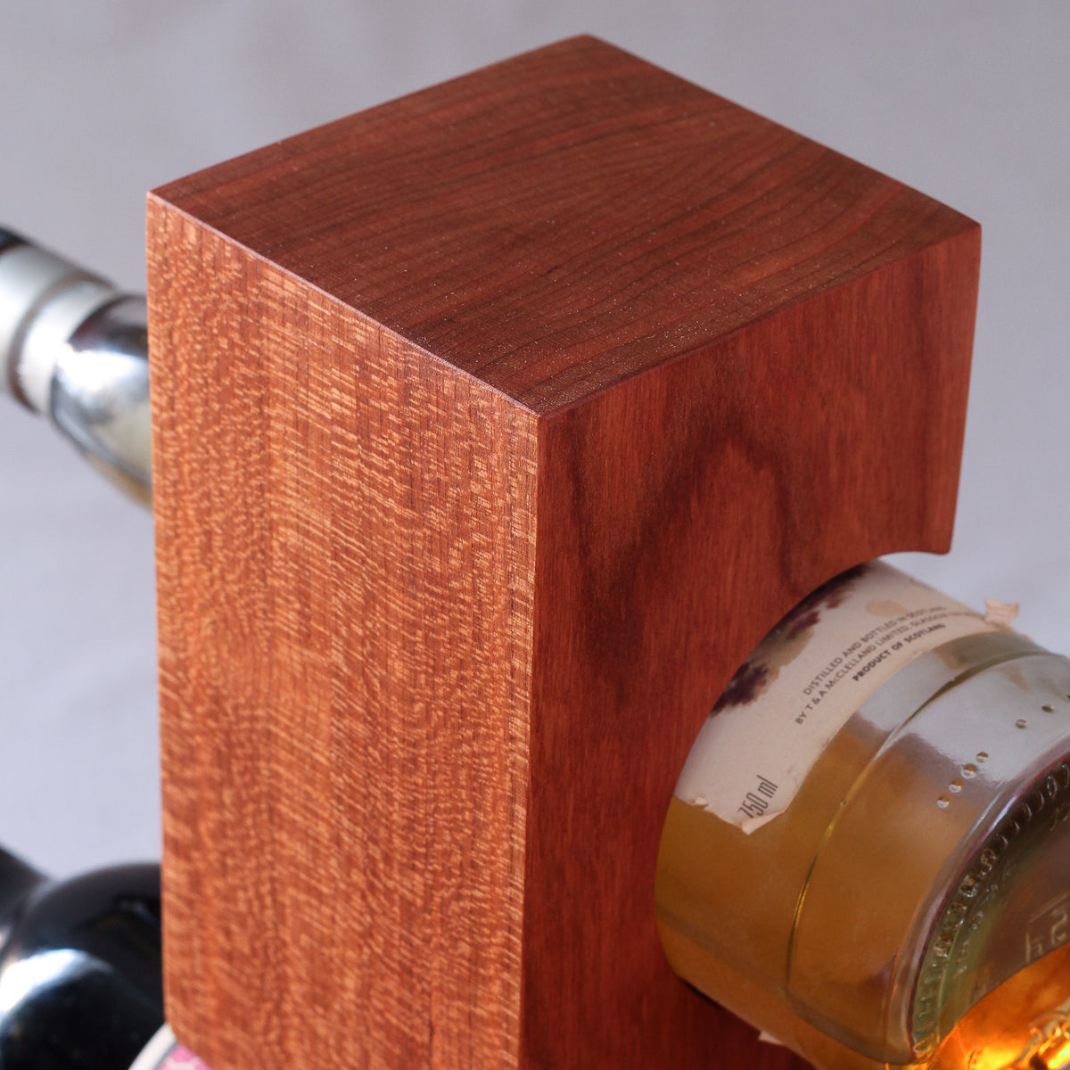 Custom Tabletop Wine Rack from Solid Cherry Wood – Kettler Woodworks