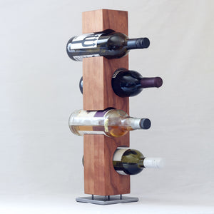 Custom Tabletop Wine Rack from Solid Cherry Wood