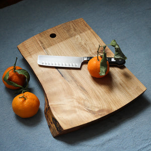 Natural Edge Maple Ripple Cutting Board – Kettler Woodworks