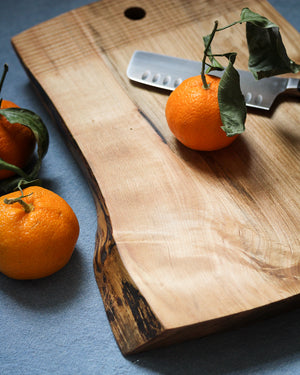 Natural Edge Maple "Ripple" Cutting Board