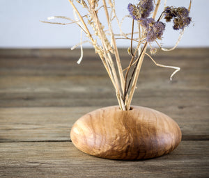 Olive Ash Heartwood Ikebana Bud Vase