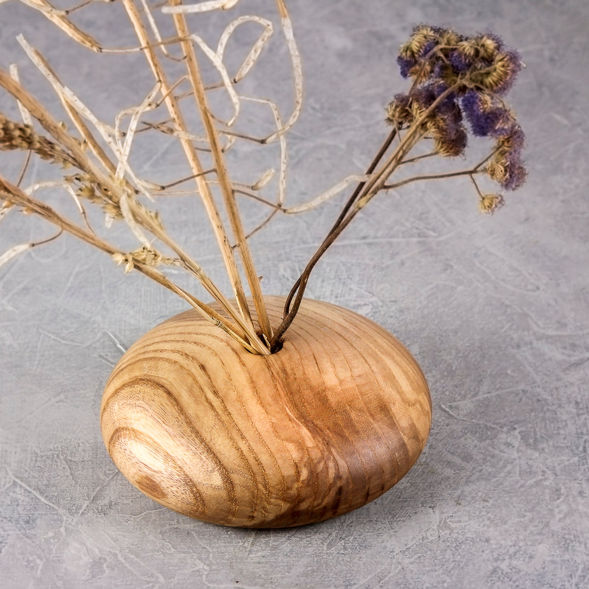 Olive Ash Heartwood Ikebana Bud Vase
