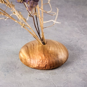 Olive Ash Heartwood Ikebana Bud Vase