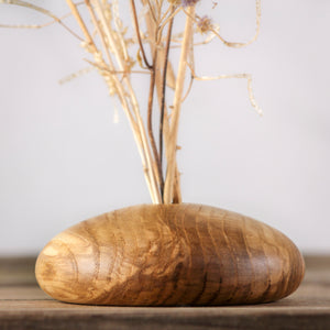 Olive Ash Heartwood Ikebana Bud Vase