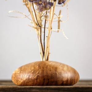 Olive Ash Heartwood Ikebana Bud Vase