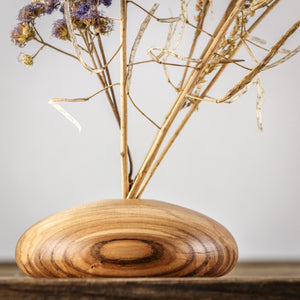 Olive Ash Heartwood Ikebana Bud Vase