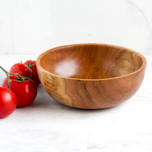 Butternut Wood Bowl, Small Dough Proofing Bowl