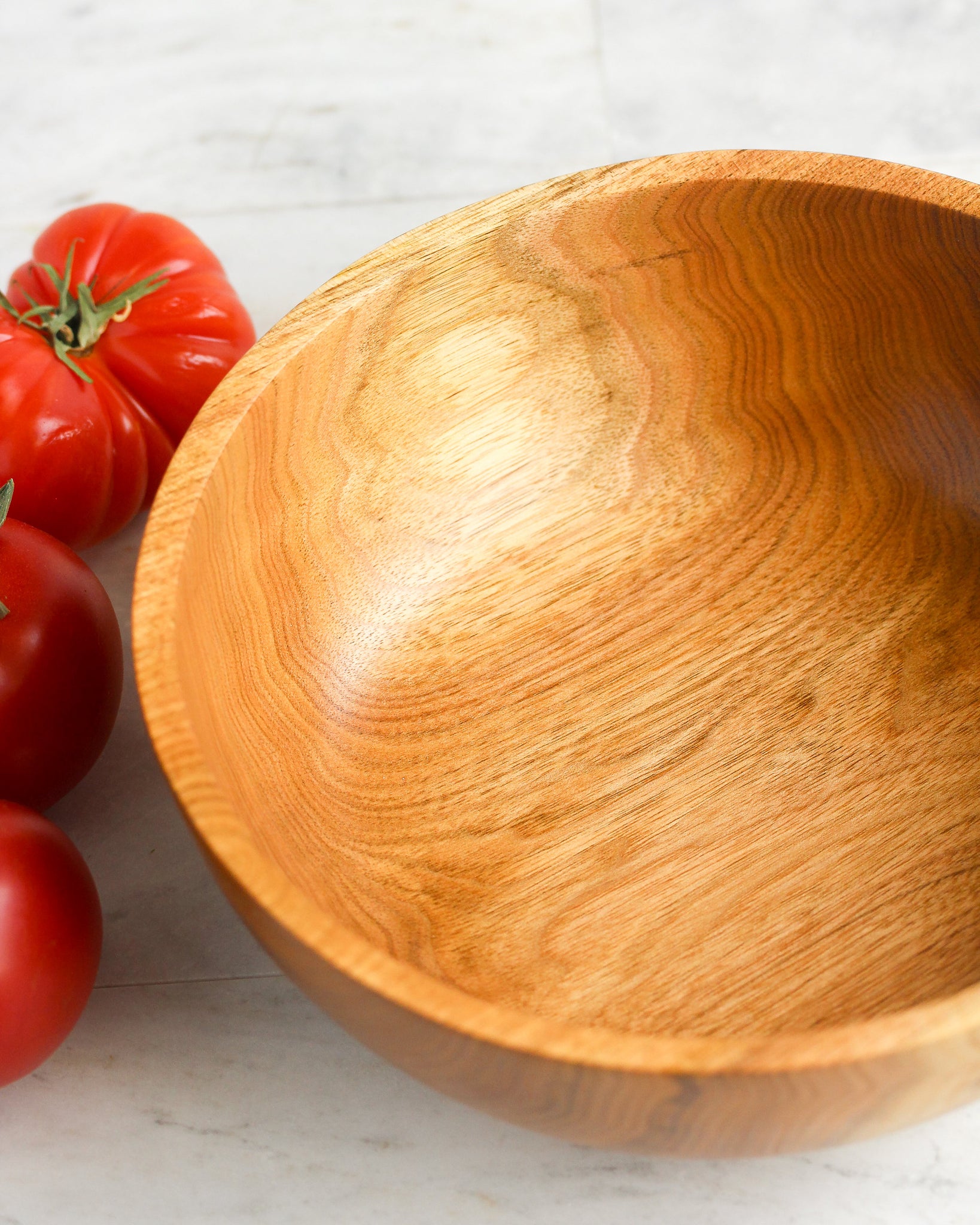 Butternut Wood Bowl, Small Dough Proofing Bowl