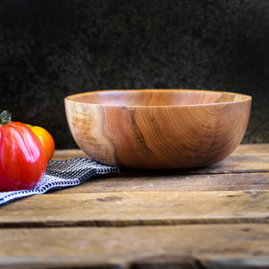 Butternut Wood Bowl, Small Dough Proofing Bowl