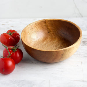 Butternut Wood Bowl, Small Dough Proofing Bowl